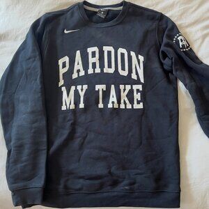 Pardon My Take (Barstool) Nike Sweater Crewneck Men's Medium